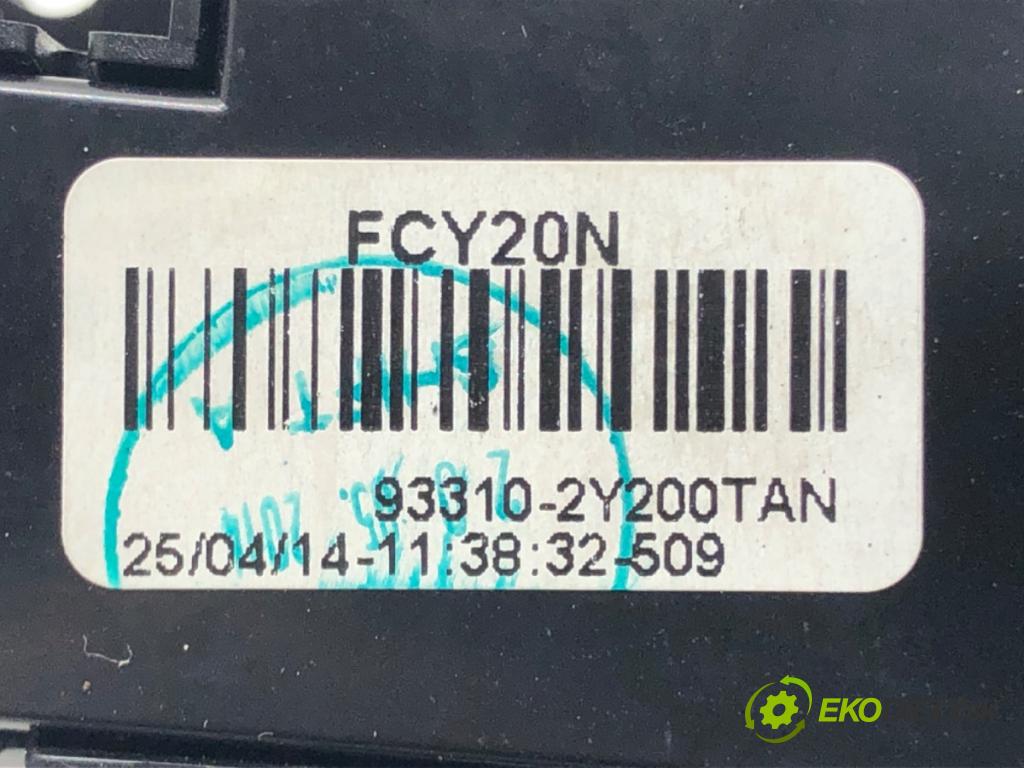 HYUNDAI ix35 (LM, EL, ELH) 2009 - 2022    2.0 CRDi 135 kW [184 KM] olej napędowy 2012 - 2022  Prepínač ohrievania, vyhrievania sedačky 93310-2Y200 (Prepínače, spínače, tlačidlá a ovládače kúrenia)