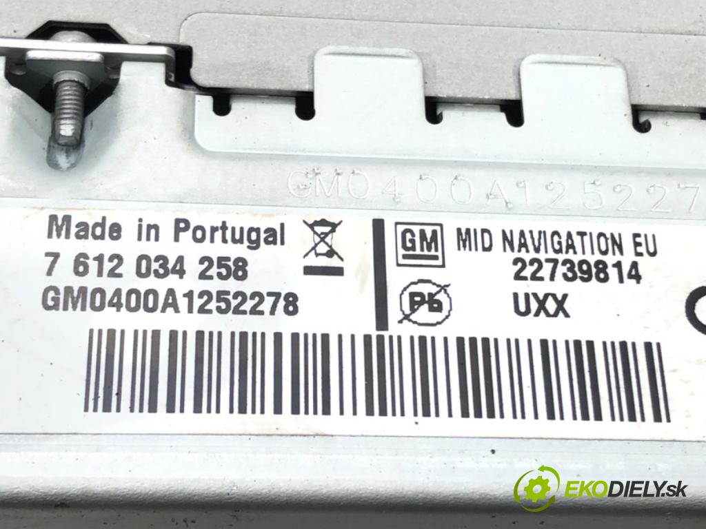 OPEL INSIGNIA A (G09) 2008 - 2017    2.0 CDTI (68) 118 kW [160 KM] olej napędowy 2008 -  RADIO 22739814 (Audio zariadenia)