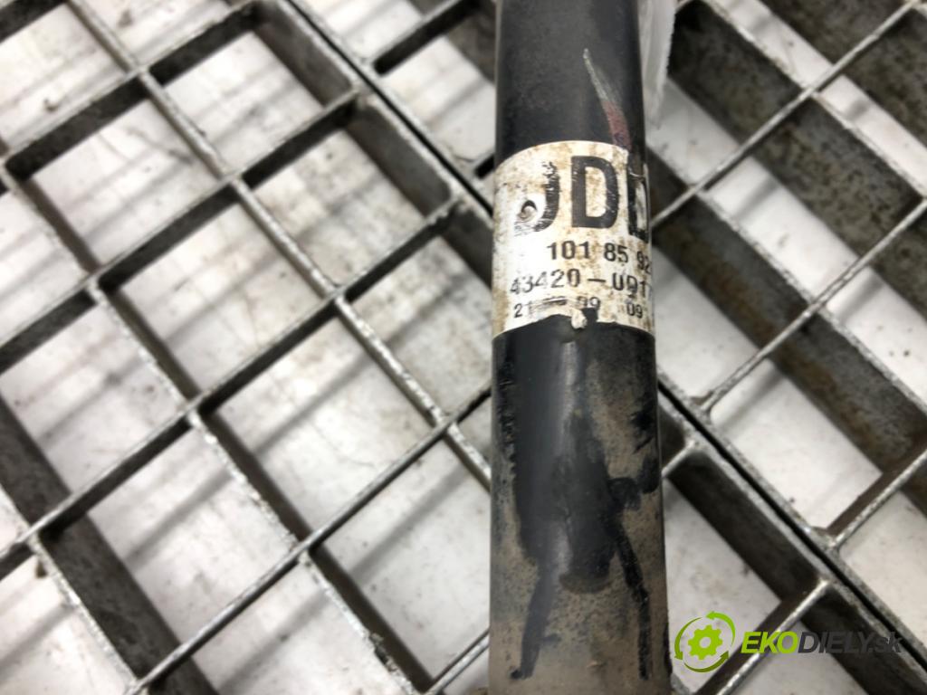 TOYOTA YARIS (_P9_) 2005 - 2014    1.0 VVT-i (KSP90_) 51 kW [69 KM] benzyna 2005 - 20  Poloos ľavá strana 43420-0D170 (Poloosy)