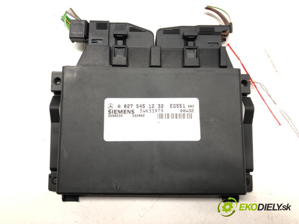 MERCEDES-BENZ CLK (C208) 1997 - 2003    55 AMG (208.374) 255 kW [347 KM] benzyna 1999 - 20  Modul Riadiaca jednotka prevodovky A0275451232 (Riadiace jednotky prevodovky)