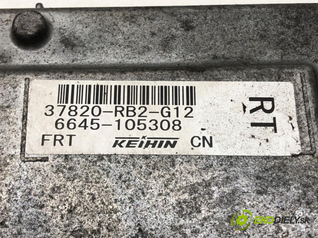 HONDA JAZZ III (GE_, GG_, GP_, ZA_) 2007 - 2022    1.2 (GG1) 66 kW [90 KM] benzyna 2008 - 2022  riadiaca jednotka Motor 37820-RB2-G12 (Riadiace jednotky)