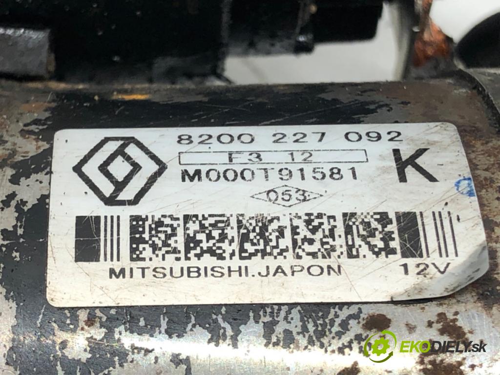 RENAULT MEGANE II (BM0/1_, CM0/1_) 2001 - 2012 1.5 dCi (BM0F, BM0T, BM2B, CM0F, CM0T) 60 kW [82 K Štartér 8200227092 (Štartéry)