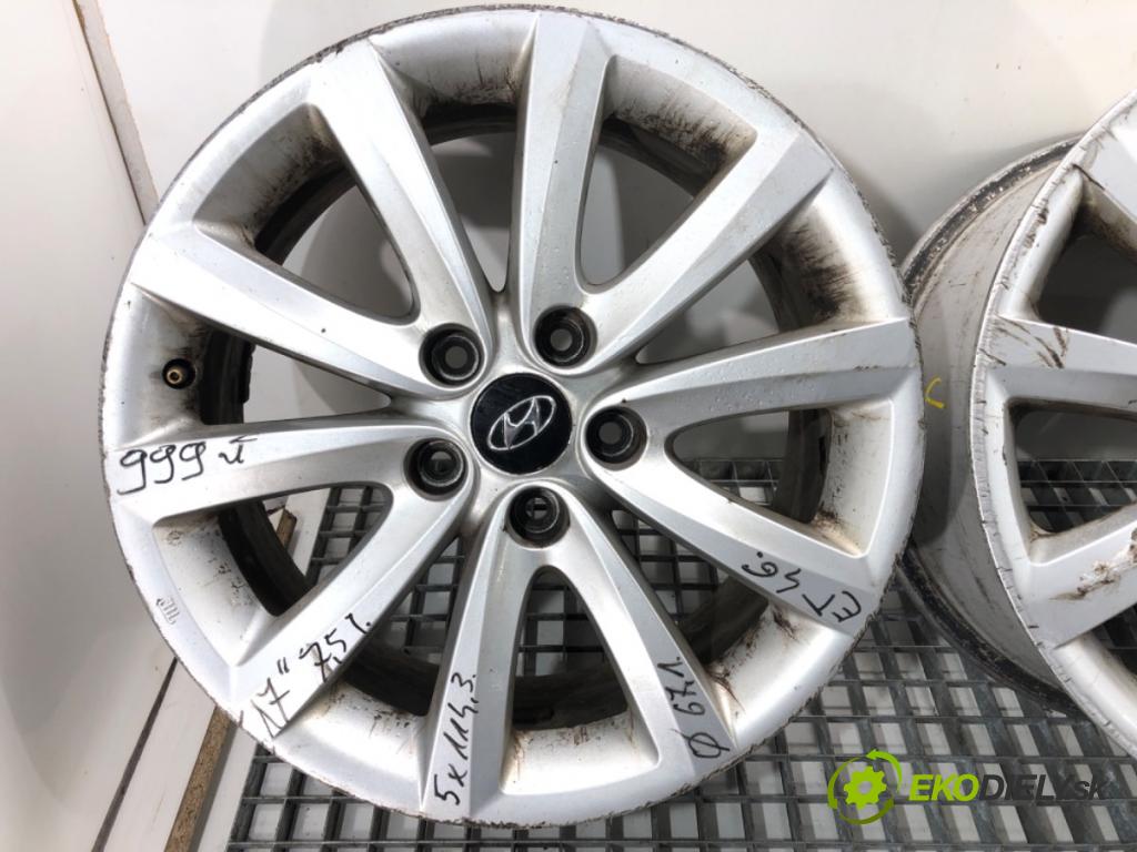 HYUNDAI ix35 (LM, EL, ELH) 2009 - 2022    ---  disky hliníkové 17 7,5J 5X114,3 ET46 stred CENTR. 67,1
