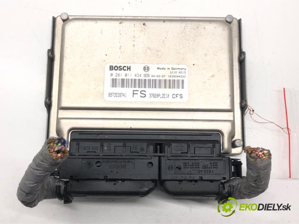 HONDA CIVIC VII Hatchback (EU, EP, EV) 2000 - 2006    1.7 CTDi (EP4) 74 kW [100 KM] olej napędowy 2002 -  riadiaca jednotka Motor 8973539741 (Riadiace jednotky)