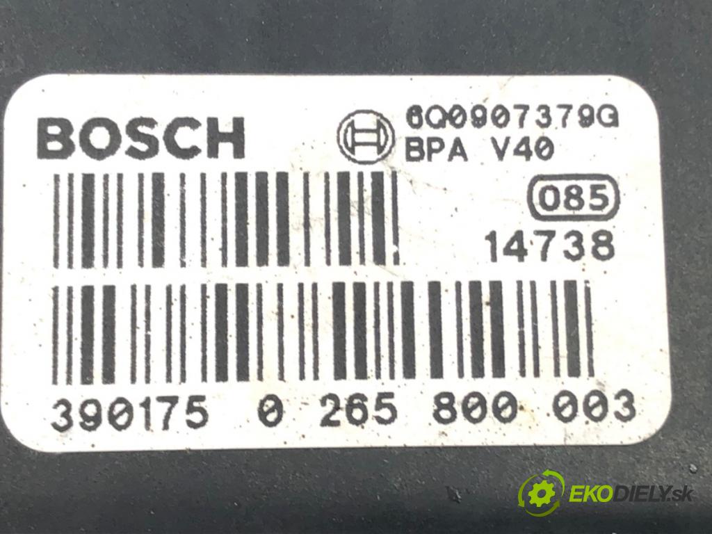 SKODA FABIA I (6Y2) 1999 - 2008    1.2 40 kW [54 KM] benzyna 2001 - 2007  Pumpa ABS 0265800003 (Pumpy ABS)