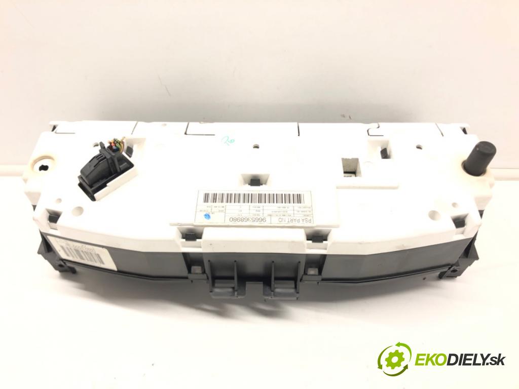 CITROEN C5 III (RD_) 2008 - 2022    2.0 HDi (RDRHDA) 100 kW [136 KM] olej napędowy 200  Prístrojovka 9665368980 (Prístrojové dosky, displeje)
