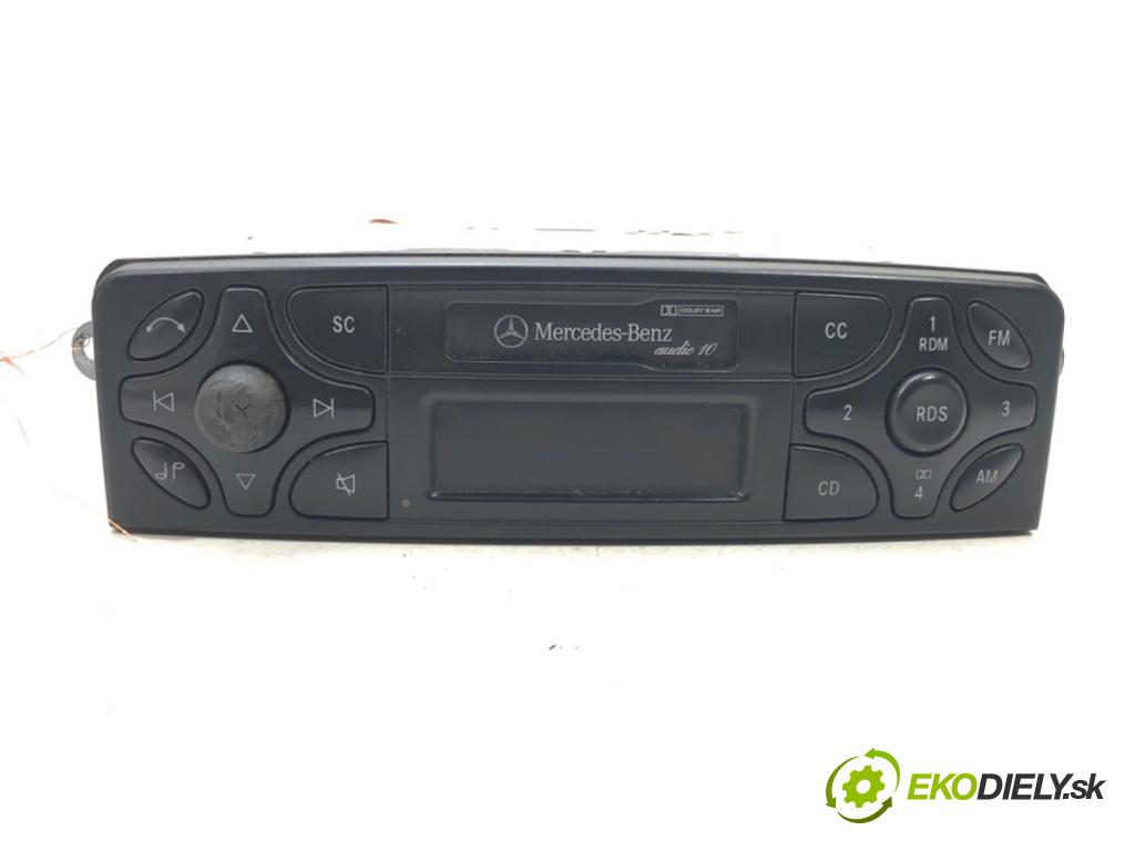 MERCEDES-BENZ KLASA C (W203) 2000 - 2007    C 180 (203.035) 95 kW [129 KM] benzyna 2000 - 2002  RADIO A2038201586 (Audio zariadenia)