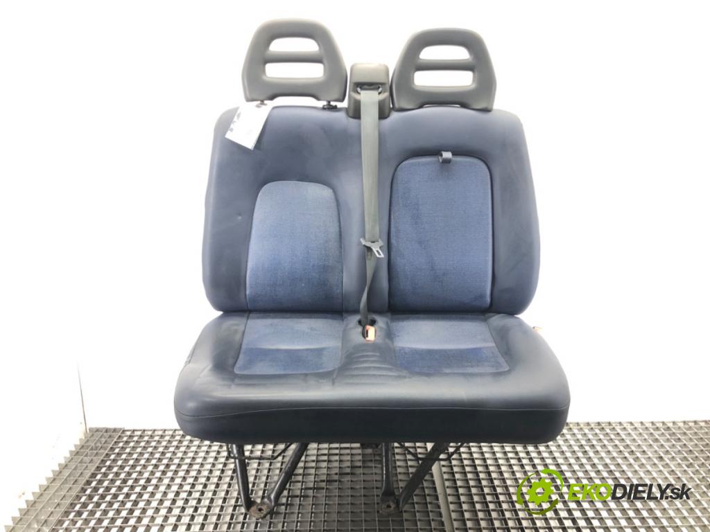 CITROEN JUMPER Autobus (244, Z_) 2002 - 2022    2.0 HDi 62 kW [84 KM] olej napędowy 2002 - 2022  Sedadlo pravy DVOJNÁSOBEK:  (Sedačky, sedadlá)