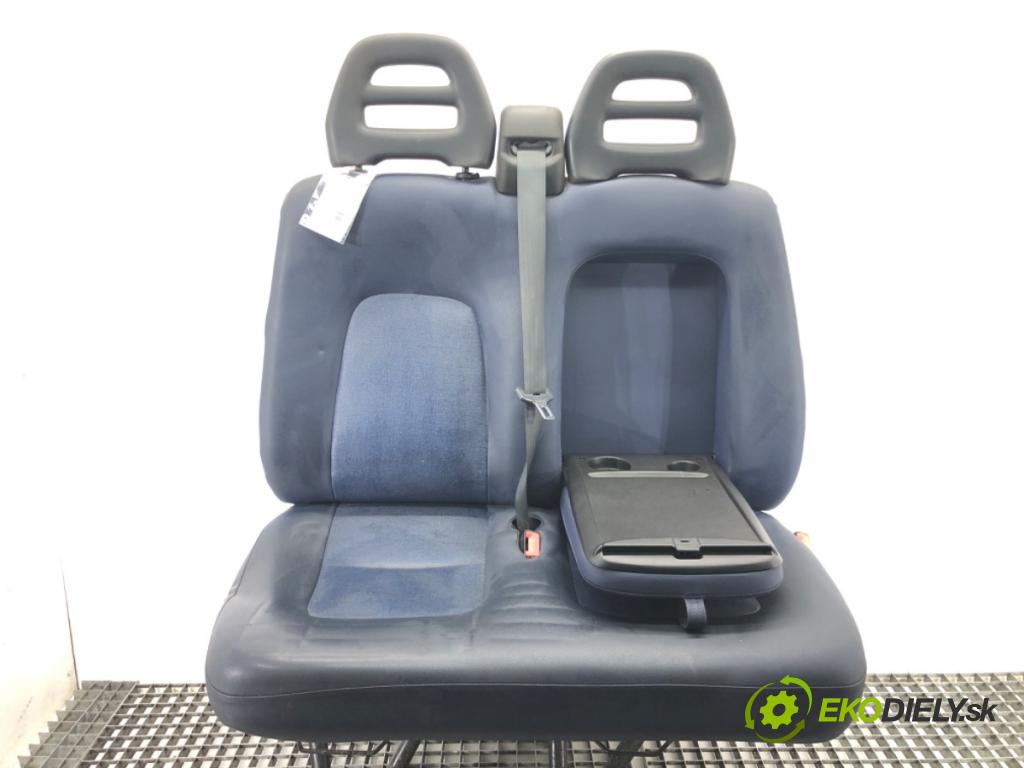 CITROEN JUMPER Autobus (244, Z_) 2002 - 2022    2.0 HDi 62 kW [84 KM] olej napędowy 2002 - 2022  Sedadlo pravy DVOJNÁSOBEK:  (Sedačky, sedadlá)