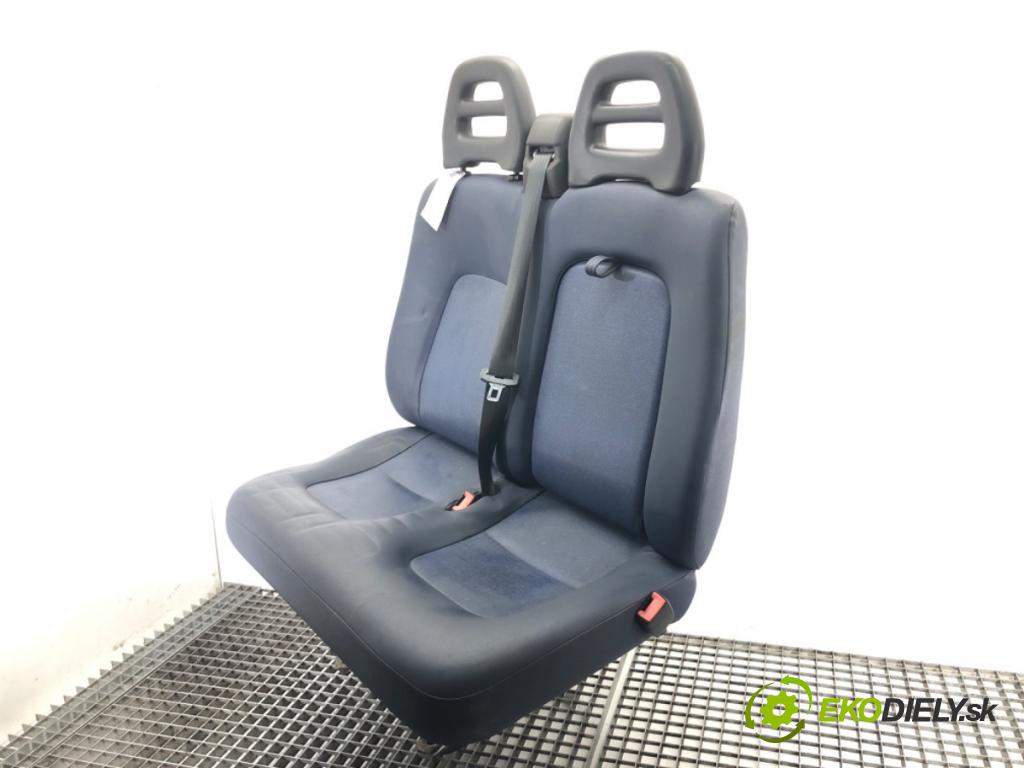 CITROEN JUMPER Autobus (244, Z_) 2002 - 2022    2.0 HDi 62 kW [84 KM] olej napędowy 2002 - 2022  Sedadlo pravy DVOJNÁSOBEK:  (Sedačky, sedadlá)