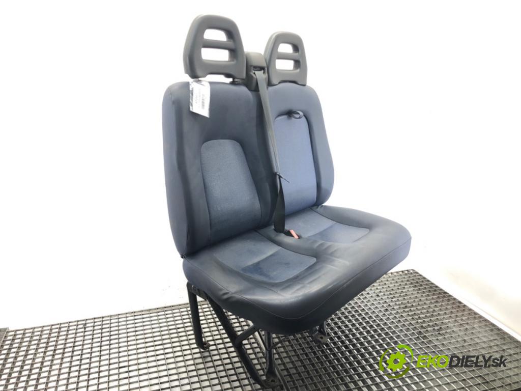 CITROEN JUMPER Autobus (244, Z_) 2002 - 2022    2.0 HDi 62 kW [84 KM] olej napędowy 2002 - 2022  Sedadlo pravy DVOJNÁSOBEK:  (Sedačky, sedadlá)