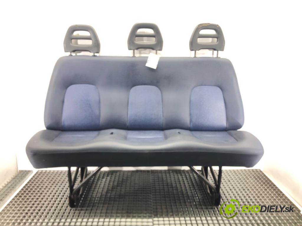 CITROEN JUMPER Autobus (244, Z_) 2002 - 2022    2.0 HDi 62 kW [84 KM] olej napędowy 2002 - 2022  Sedadlo zad  (Sedačky, sedadlá)