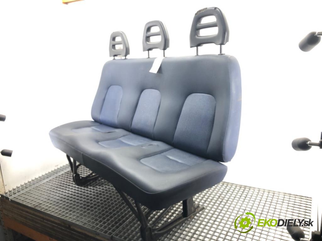 CITROEN JUMPER Autobus (244, Z_) 2002 - 2022    2.0 HDi 62 kW [84 KM] olej napędowy 2002 - 2022  Sedadlo zad  (Sedačky, sedadlá)