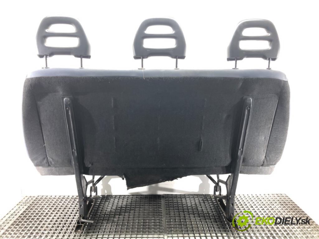 CITROEN JUMPER Autobus (244, Z_) 2002 - 2022    2.0 HDi 62 kW [84 KM] olej napędowy 2002 - 2022  Sedadlo zad  (Sedačky, sedadlá)