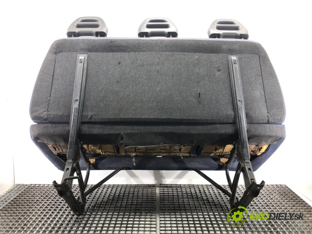 CITROEN JUMPER Autobus (244, Z_) 2002 - 2022    2.0 HDi 62 kW [84 KM] olej napędowy 2002 - 2022  Sedadlo zad  (Sedačky, sedadlá)