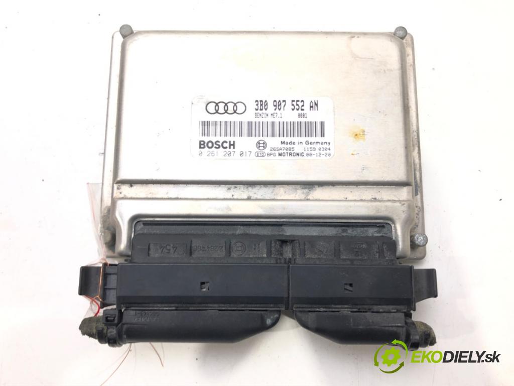 AUDI A6 C5 (4B2) 1997 - 2005    2.4 121 kW [165 KM] benzyna 1997 - 2005  riadiaca jednotka Motor 3B0907552AN (Riadiace jednotky)