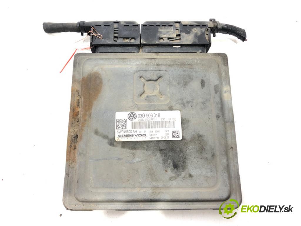 VW PASSAT B6 (3C2) 2005 - 2010    2.0 TDI 103 kW [140 KM] olej napędowy 2005 - 2009  riadiaca jednotka Motor 03G906018 (Riadiace jednotky)