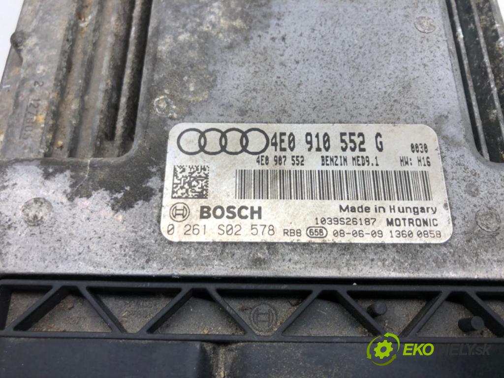 AUDI A8 D3 (4E2, 4E8) 2002 - 2010    S8 quattro 331 kW [450 KM] benzyna 2006 - 2010  riadiaca jednotka Motor 4E0910552G (Riadiace jednotky)