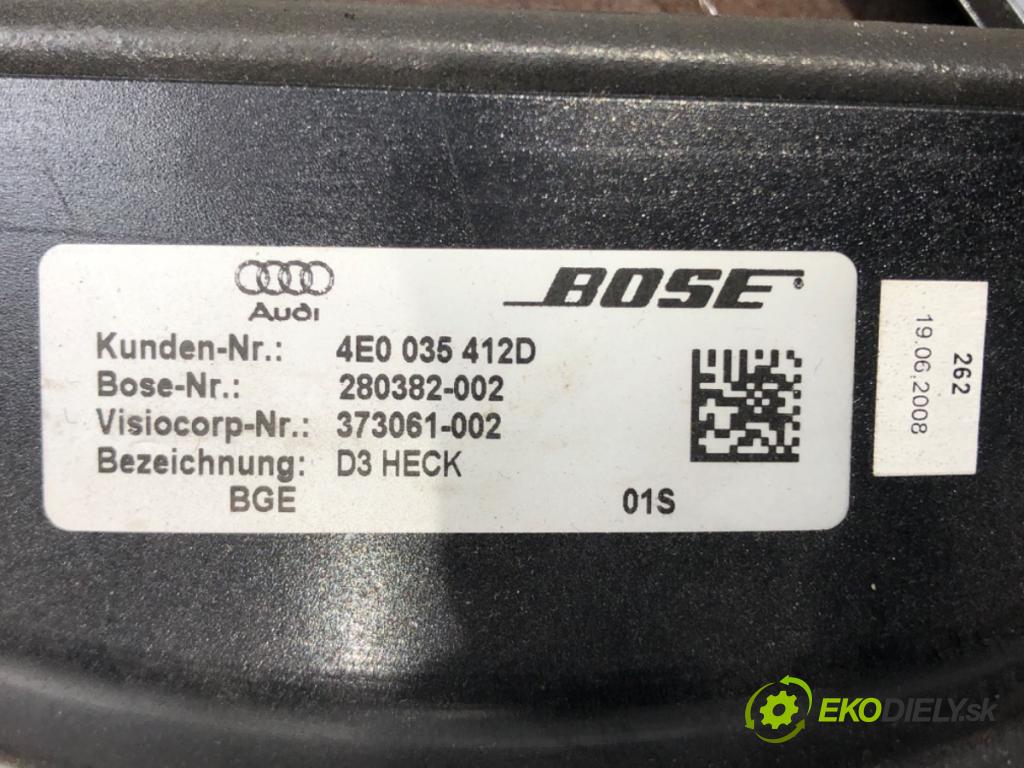 AUDI A8 D3 (4E2, 4E8) 2002 - 2010    S8 quattro 331 kW [450 KM] benzyna 2006 - 2010  reproduktory BOSE 4E0035412D 4E0035415