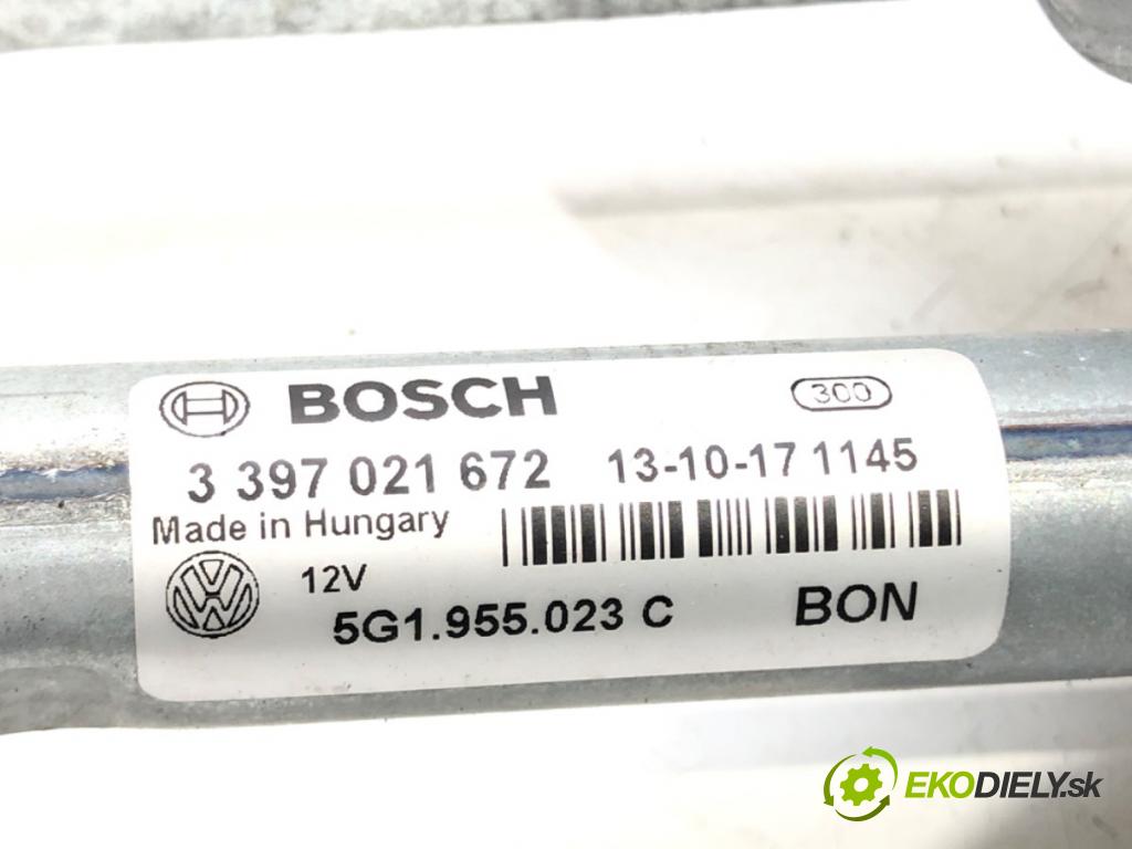 VW GOLF VAN VII Variant (BA5) 2013 - 2017    1.6 TDi BlueMotion 77 kW [105 KM] olej napędowy 20  Mechanizmus stieračov predný 1397220663 (Motorčeky stieračov predné)