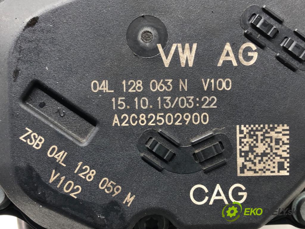 VW GOLF VAN VII Variant (BA5) 2013 - 2017    1.6 TDi BlueMotion 77 kW [105 KM] olej napędowy 20  Škrtiaca klapka 04L128063N (Škrtiace klapky)