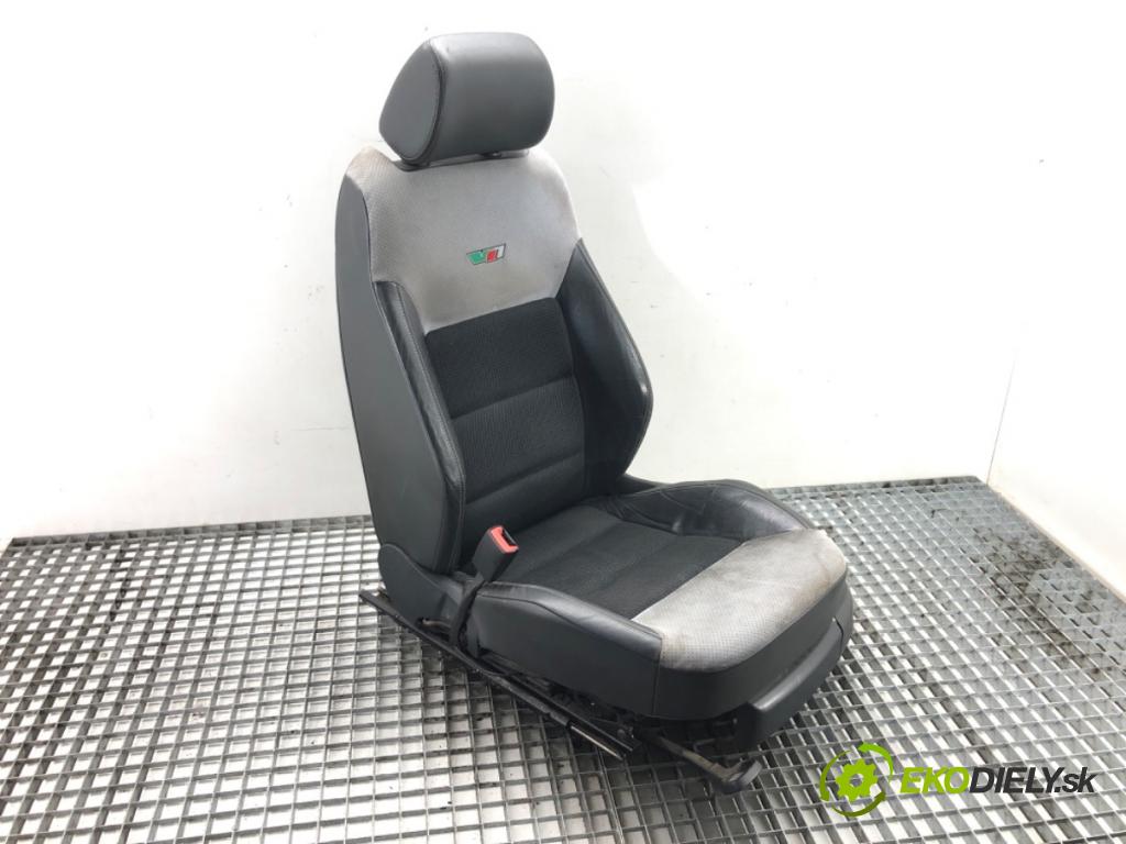 SKODA OCTAVIA II (1Z3) 2004 - 2013    1.9 TDI 77 kW [105 KM] olej napędowy 2004 - 2010  Sedadlo ľavy  (Sedačky, sedadlá)