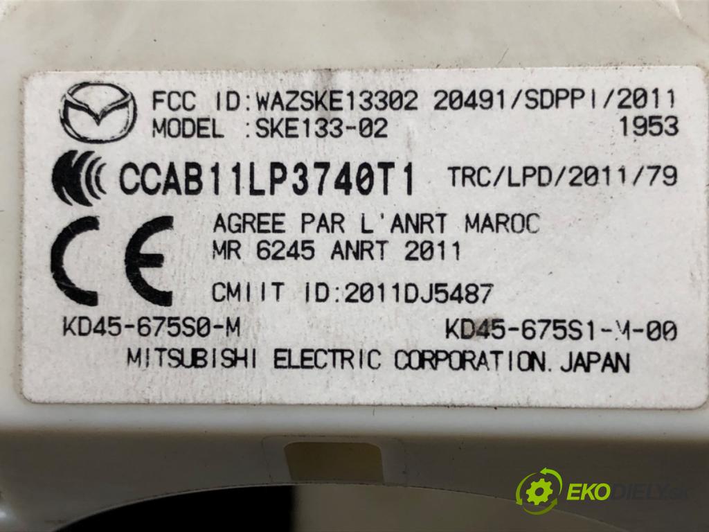 MAZDA 6 sedan (GJ, GL) 2012 - 2022    2.0 (GJEFP) 121 kW [165 KM] benzyna 2013 - 2022  Prepínač kombinovaný CCAB11LP3740T1 (Prepínače, spínače, tlačidlá a ovládače kúrenia)