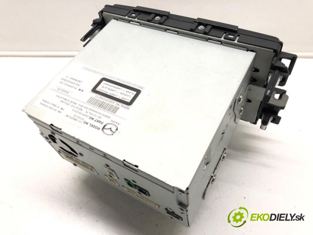 MAZDA 6 sedan (GJ, GL) 2012 - 2022    2.0 (GJEFP) 121 kW [165 KM] benzyna 2013 - 2022  RADIO CV-VM42F0JM (Audio zariadenia)