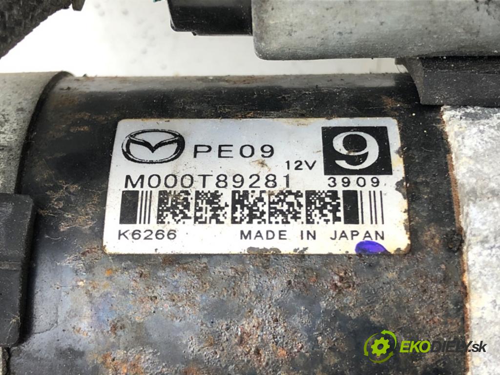 MAZDA 6 sedan (GJ, GL) 2012 - 2022    2.0 (GJEFP) 121 kW [165 KM] benzyna 2013 - 2022  Štartér M000T89281 (Štartéry)