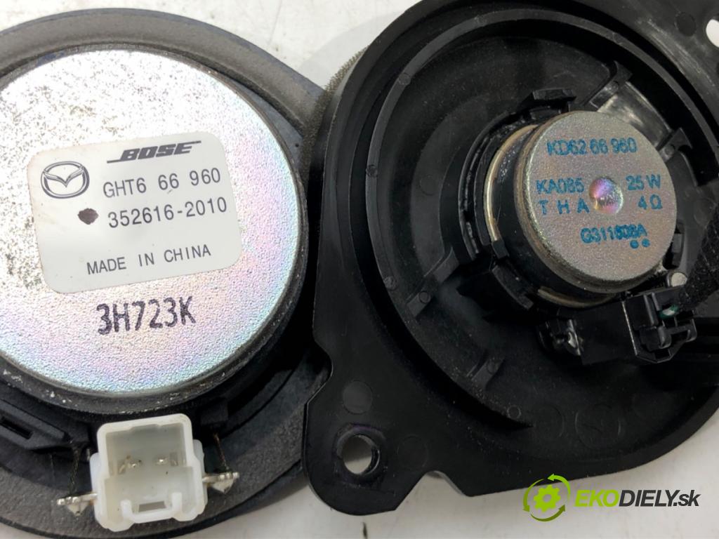MAZDA 6 sedan (GJ, GL) 2012 - 2022    2.0 (GJEFP) 121 kW [165 KM] benzyna 2013 - 2022  reproduktory BOSE KD45-66-A60 GHT666960