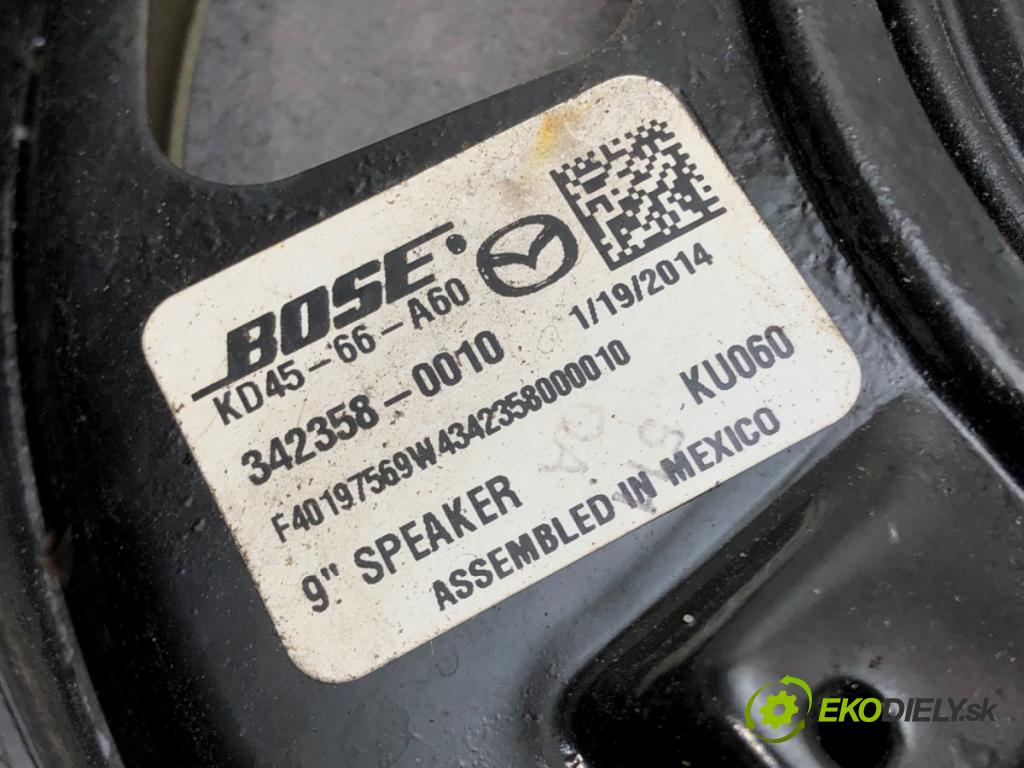 MAZDA 6 sedan (GJ, GL) 2012 - 2022    2.0 (GJEFP) 121 kW [165 KM] benzyna 2013 - 2022  reproduktory BOSE KD45-66-A60 GHT666960
