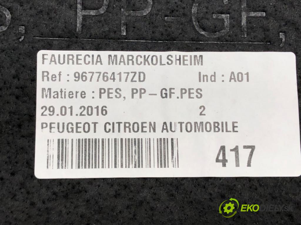 PEUGEOT 308 II (LB_, LP_, LW_, LH_, L3_) 2013 - 2021    1.6 GTi (L35GNH) 200 kW [272 KM] benzyna 2015 - 20  Pláto zadná 96776417ZD (Pláta zadné)