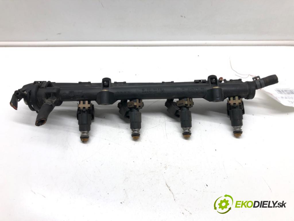 VW LUPO I (6X1, 6E1) 1998 - 2005    1.0 37 kW [50 KM] benzyna 1998 - 2000  Lišta vstrekovacia Vstrekovacie ventily 0280155731 (Vstrekovacie lišty)