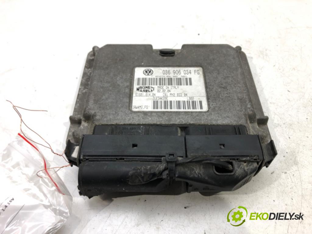 SKODA FABIA I (6Y2) 1999 - 2008    1.4 16V 55 kW [75 KM] benzyna 1999 - 2008  riadiaca jednotka Motor 036906034FG (Riadiace jednotky)