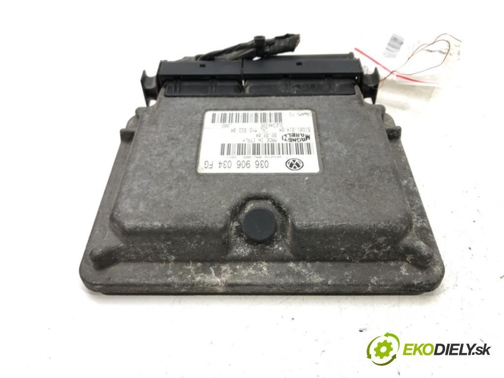 SKODA FABIA I (6Y2) 1999 - 2008    1.4 16V 55 kW [75 KM] benzyna 1999 - 2008  riadiaca jednotka Motor 036906034FG (Riadiace jednotky)