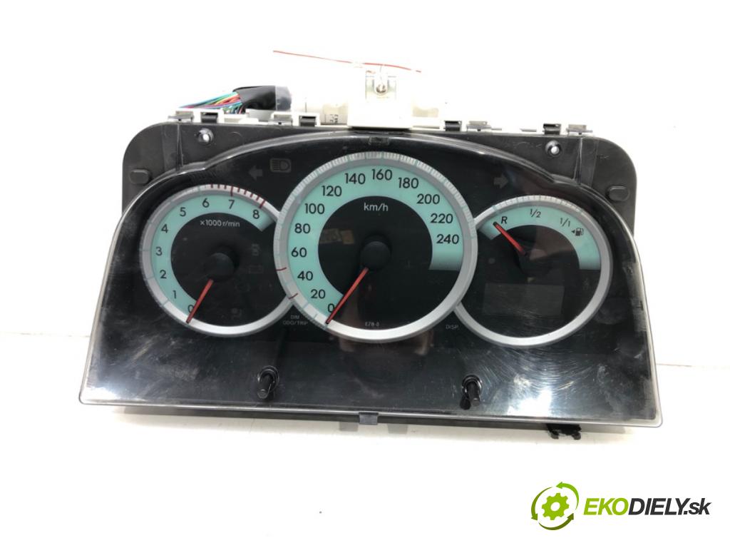 TOYOTA COROLLA Verso (ZER_, ZZE12_, R1_) 2004 - 2009    1.6 (ZNR10_) 81 kW [110 KM] benzyna 2004 - 2009  Prístrojovka 83800-0F021-A (Prístrojové dosky, displeje)