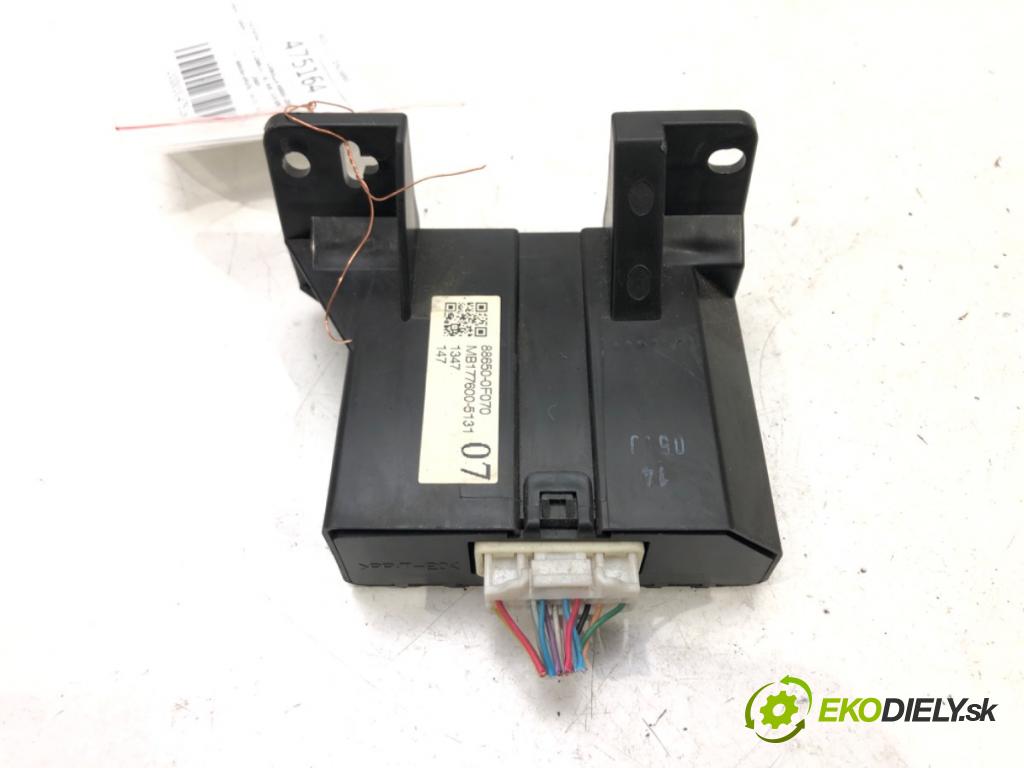 TOYOTA COROLLA Verso (ZER_, ZZE12_, R1_) 2004 - 2009    1.6 (ZNR10_) 81 kW [110 KM] benzyna 2004 - 2009  Modul Riadiaca jednotka 88650-0F070 (Ostatné)