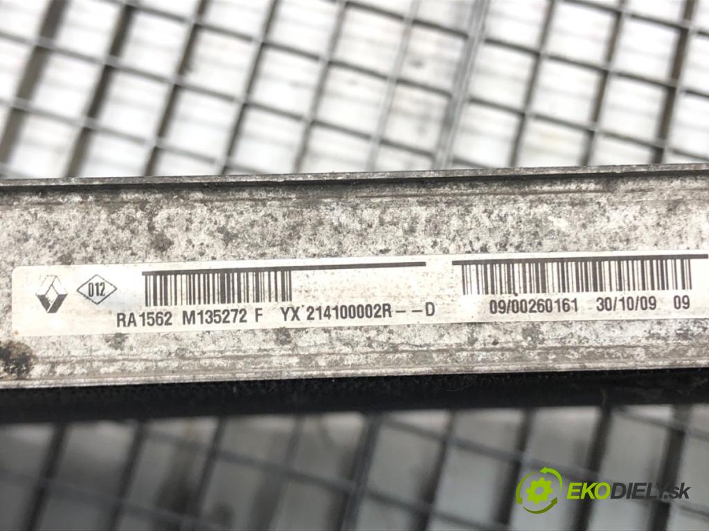RENAULT SCÉNIC III VAN (JZ0/1_) 2008 - 2022    1.4 TCe (JZ0F, JZ1V) 96 kW [131 KM] benzyna 2013 -  Chladič vody 214100002R (Chladiče vody)