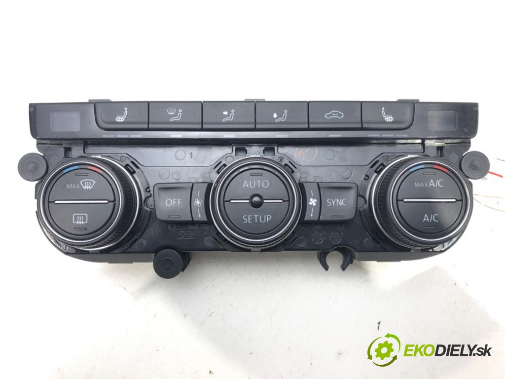VW GOLF VII (5G1, BQ1, BE1, BE2) 2012 - 2022    1.6 TDI 77 kW [105 KM] olej napędowy 2012 - 2017  Panel ovládania kúrenia 5G0907044AA (Prepínače, spínače, tlačidlá a ovládače kúrenia)