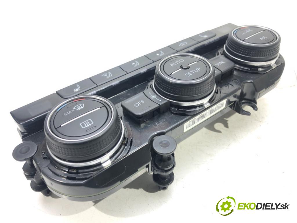 VW GOLF VII (5G1, BQ1, BE1, BE2) 2012 - 2022    1.6 TDI 77 kW [105 KM] olej napędowy 2012 - 2017  Panel ovládania kúrenia 5G0907044AA (Prepínače, spínače, tlačidlá a ovládače kúrenia)