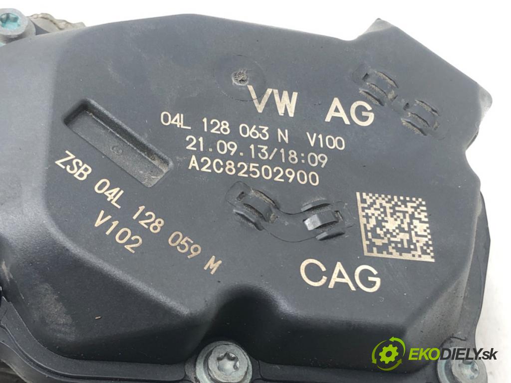 VW GOLF VII (5G1, BQ1, BE1, BE2) 2012 - 2022    1.6 TDI 77 kW [105 KM] olej napędowy 2012 - 2017  Škrtiaca klapka 04L128063N (Škrtiace klapky)