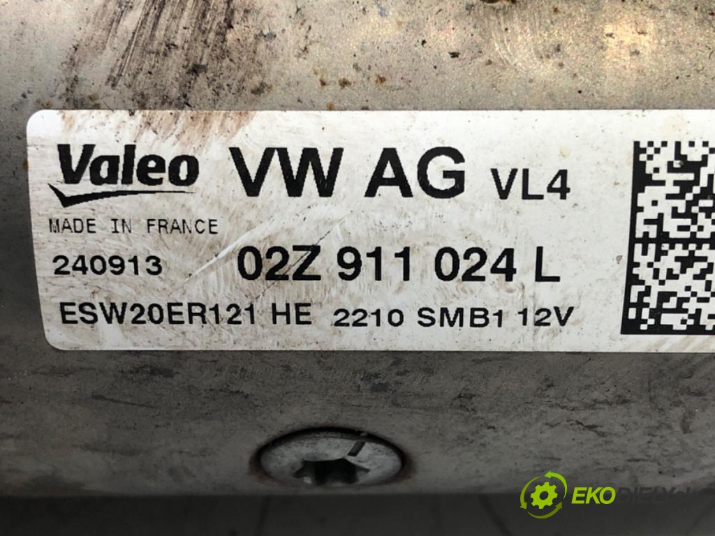 VW GOLF VII liftback 2013 77 kW 1.6 TDI 1598 startér 02Z911024L (Startér)