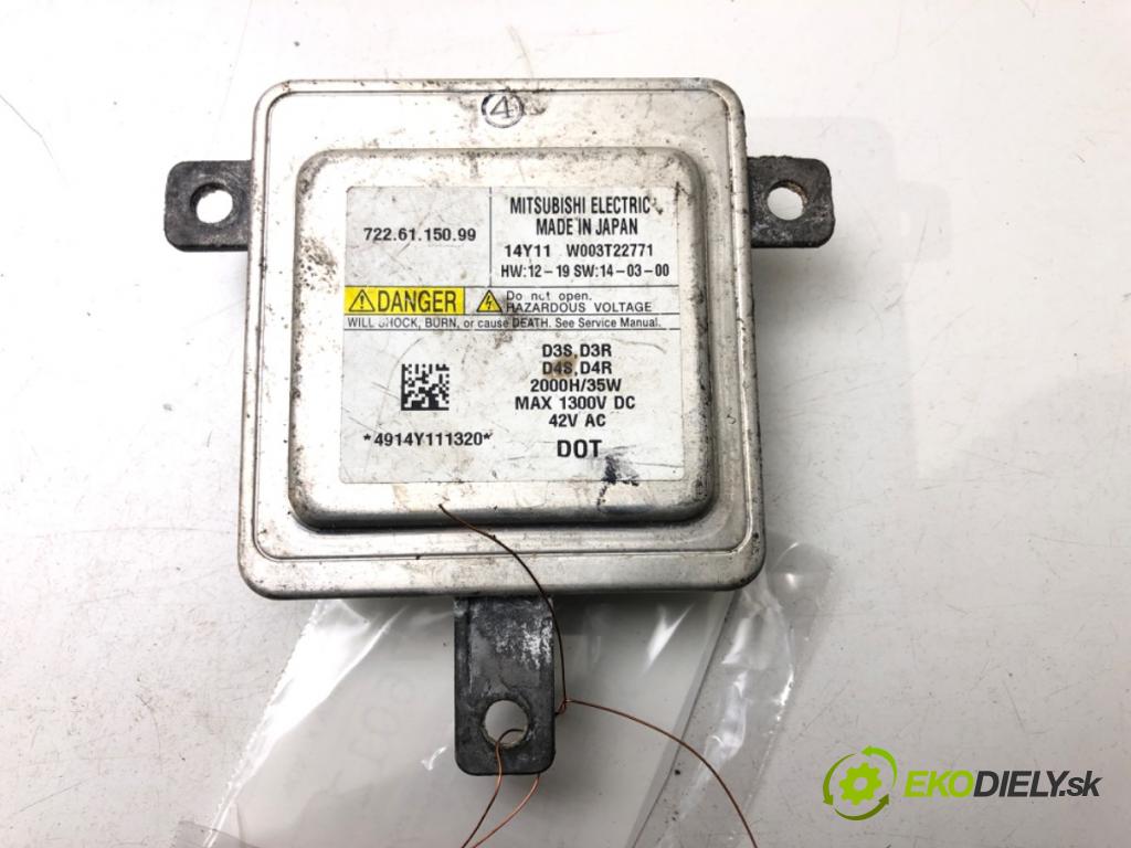 AUDI A6 C6 Avant (4F5) 2004 - 2011    2.0 TDI 125 kW [170 KM] olej napędowy 2008 - 2011  Menič XENON 7226115099 (Riadiace jednotky xenónu)