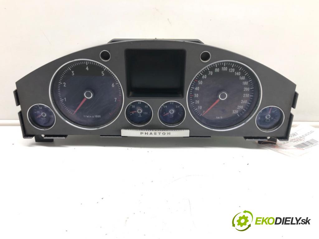 VW PHAETON (3D1, 3D2, 3D3, 3D4, 3D6, 3D7, 3D8, 3D9) 2002 - 2016    4.2 V8 4motion 246 kW [335 KM] benzyna 2003 - 2016  Prístrojovka 3D0920881Q (Prístrojové dosky, displeje)