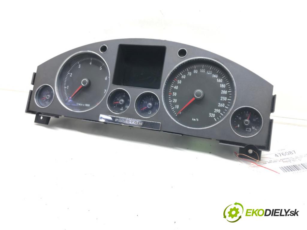 VW PHAETON (3D1, 3D2, 3D3, 3D4, 3D6, 3D7, 3D8, 3D9) 2002 - 2016    4.2 V8 4motion 246 kW [335 KM] benzyna 2003 - 2016  Prístrojovka 3D0920881Q (Prístrojové dosky, displeje)