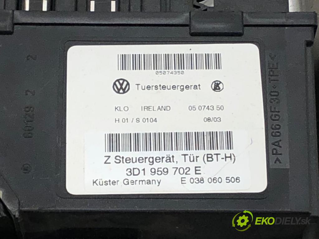 VW PHAETON (3D1, 3D2, 3D3, 3D4, 3D6, 3D7, 3D8, 3D9) 2002 - 2016    4.2 V8 4motion 246 kW [335 KM] benzyna 2003 - 2016  Mechanizmus okna predný pravy 3D1959702E (Ostatné)