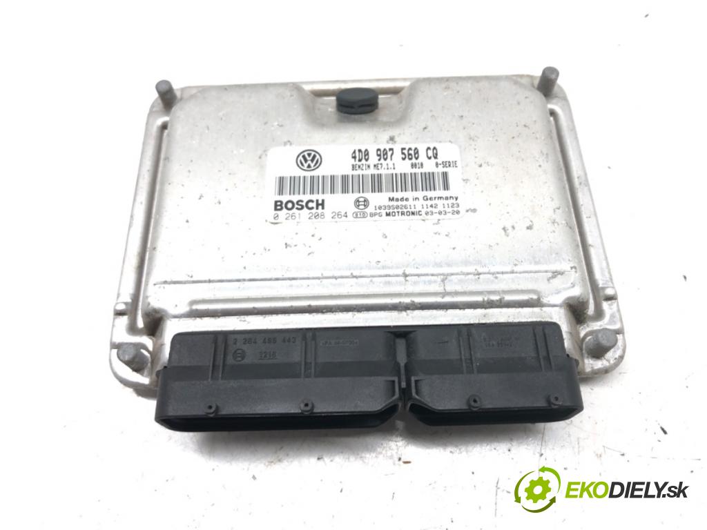 VW PHAETON (3D1, 3D2, 3D3, 3D4, 3D6, 3D7, 3D8, 3D9) 2002 - 2016    4.2 V8 4motion 246 kW [335 KM] benzyna 2003 - 2016  riadiaca jednotka Motor 4D0907568CQ (Riadiace jednotky)