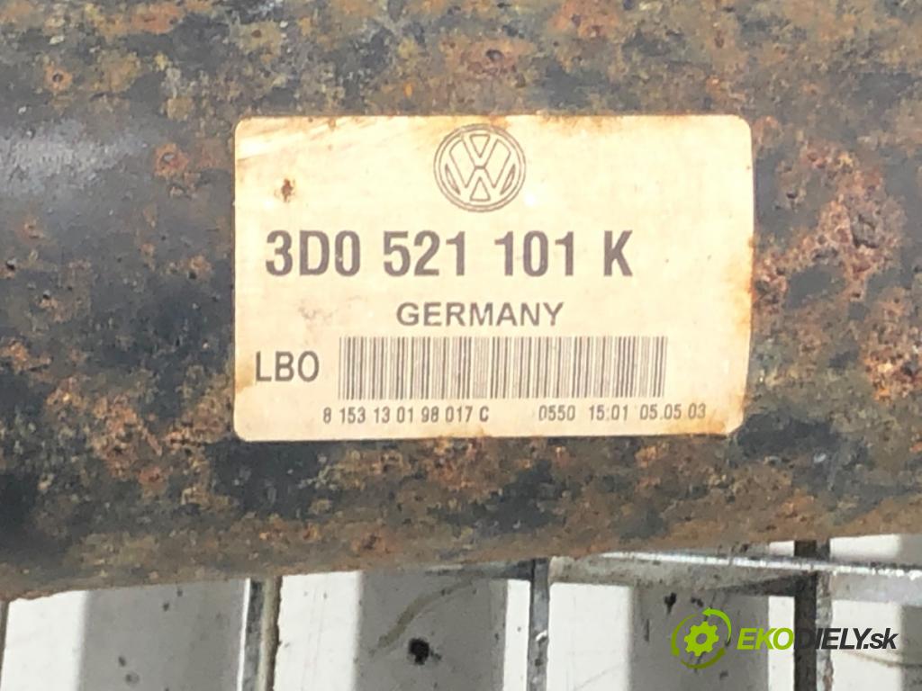 VW PHAETON (3D1, 3D2, 3D3, 3D4, 3D6, 3D7, 3D8, 3D9) 2002 - 2016    4.2 V8 4motion 246 kW [335 KM] benzyna 2003 - 2016  Kardaň, hriadeľ hnací 3D0521101K (Kardaňové hriadele)