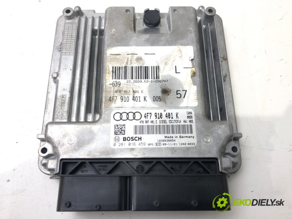AUDI A6 C6 Avant (4F5) 2004 - 2011    2.7 TDI 140 kW [190 KM] olej napędowy 2008 - 2011  riadiaca jednotka Motor 4F0907401E (Riadiace jednotky)