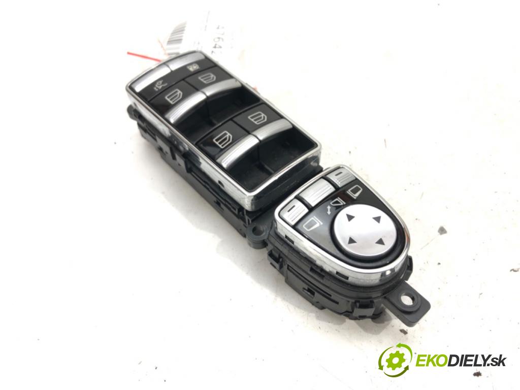 MERCEDES-BENZ KLASA S (W221) 2005 - 2013    S 500 (221.071, 221.171) 285 kW [388 KM] benzyna 2  Prepínač okien A2218215051 (Prepínače, spínače, tlačidlá a ovládače kúrenia)